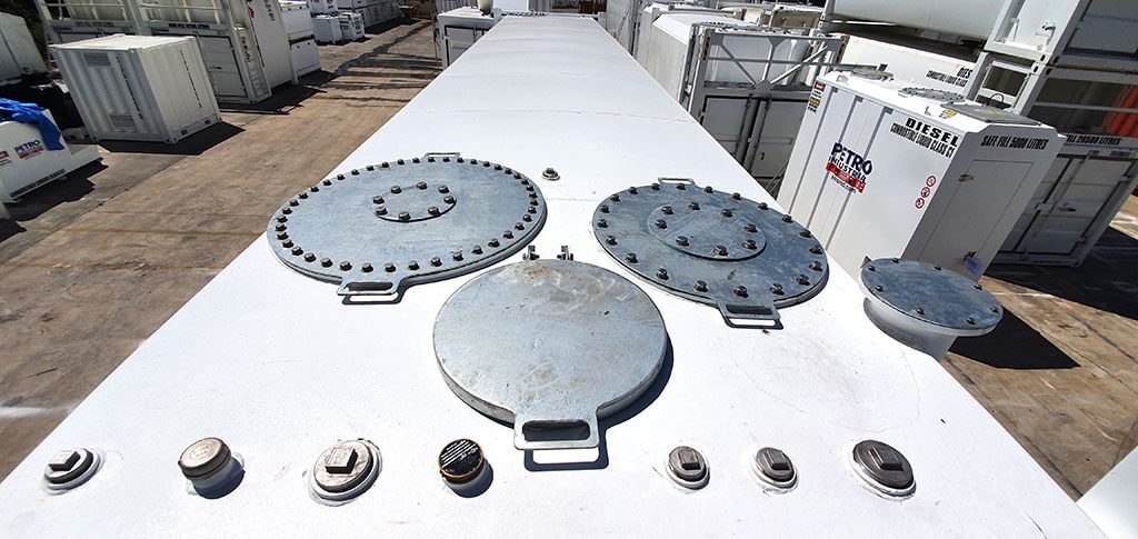 PETRO Industrial's FT Tank Roof with manways and additional connections points.