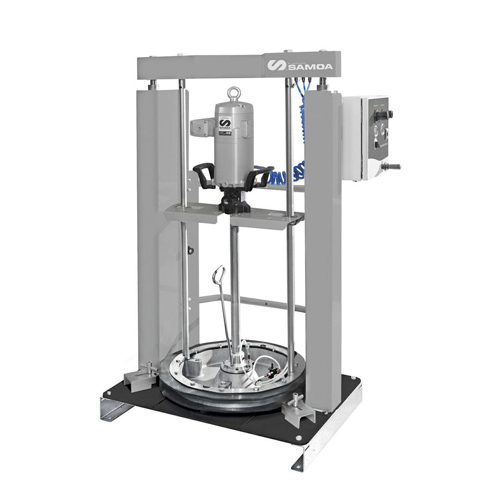 SAMOA PUMP MASTER 40,60 – PUMP SYSTEMS WITH PNEUMATIC INDUCTOR FOR 185kg DRUMS - PETRO Industrial